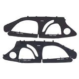Darrahopens Home & Garden > Pool & Accessories > Spas & Accessories VEVOR Cab Enclosure Upper Doors, Compatible with Polaris RZR PRO 2020-2024/Polaris RZR Turbo2022-2024, Soft Upper Doors, Upgraded Zipper UTV Soft Side Window Kit, Fit with Side Mirrors and Windshields