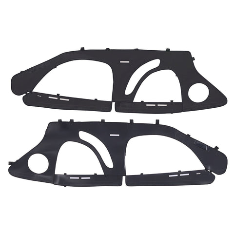 Darrahopens Home & Garden > Pool & Accessories > Spas & Accessories VEVOR Cab Enclosure Upper Doors, Compatible with Polaris RZR PRO 2020-2024/Polaris RZR Turbo2022-2024, Soft Upper Doors, Upgraded Zipper UTV Soft Side Window Kit, Fit with Side Mirrors and Windshields