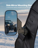 Darrahopens Home & Garden > Pool & Accessories > Spas & Accessories VEVOR Cab Enclosure Upper Doors, Compatible with Polaris RZR PRO 2020-2024/Polaris RZR Turbo2022-2024, Soft Upper Doors, Upgraded Zipper UTV Soft Side Window Kit, Fit with Side Mirrors and Windshields