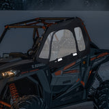 Darrahopens Home & Garden > Pool & Accessories > Spas & Accessories VEVOR Cab Enclosure Upper Doors, Compatible with Polaris RZR XP 1000/XP Turbo 2014-2023, Soft Upper Doors, Windproof Upgraded Zipper UTV Soft Side Window Kit, Work with Side Mirrors and Windshields