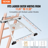 Darrahopens Home & Garden > Pool & Accessories > Spas & Accessories VEVOR Ladder Stabilizer, Adjustable Feet Extension Ladder Standoff, Heavy Duty Wall Ladder Accessories for Roof Gutter, Easy to Use & Wide Adaptability & Anti-slip Rubber Feet, 330 lbs Weight Rating