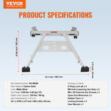 Darrahopens Home & Garden > Pool & Accessories > Spas & Accessories VEVOR Ladder Stabilizer, Adjustable Feet Extension Ladder Standoff, Heavy Duty Wall Ladder Accessories for Roof Gutter, Easy to Use & Wide Adaptability & Anti-slip Rubber Feet, 330 lbs Weight Rating