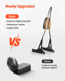 Darrahopens Home & Garden > Pool & Accessories > Spas & Accessories VEVOR Motorcycle Backrest Sissy Bar, Compatible With Harley-Davidson Dyna Street Glide Road Glide Road King, 730mm Height Detachable Passenger Backrest, For Motorcycles, Black