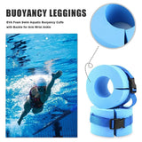 Darrahopens Home & Garden > Pool & Accessories > Swimming Pools 2pcs Swimming Gear Arm Floats Big Buoyancy Water Sports Tie Legs and Feet Rings