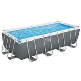 Darrahopens Home & Garden > Pool & Accessories > Swimming Pools Bestway Swimming Pool Steel Frame Pool Set w/ Filter Pump Ladder Cover 488x244cm
