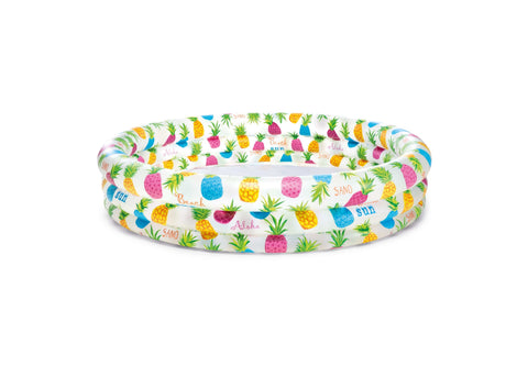 Darrahopens Home & Garden > Pool & Accessories > Swimming Pools Intex 3 Ring Pineapple Splash Pool 59431 132cm