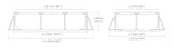Darrahopens Home & Garden > Pool & Accessories > Swimming Pools Intex Pink Rectangular Frame Pool 28266