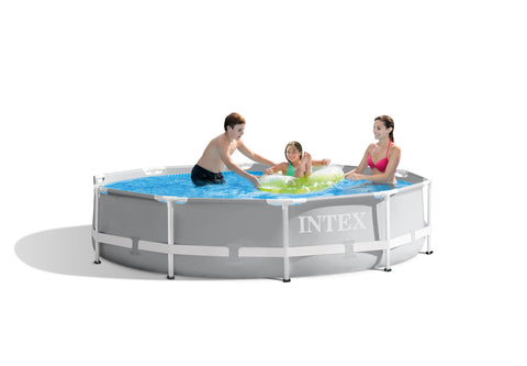 Darrahopens Home & Garden > Pool & Accessories > Swimming Pools Intex PRISM 10' Metal Frame Above Ground Pool - 305cm x 76cm 26702