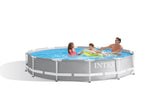 Darrahopens Home & Garden > Pool & Accessories > Swimming Pools Intex PRISM 12' Metal Frame Above Ground Pool - 366cm x 76cm 26712
