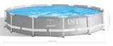 Darrahopens Home & Garden > Pool & Accessories > Swimming Pools Intex PRISM 12' Metal Frame Above Ground Pool - 366cm x 76cm 26712