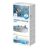 Darrahopens Home & Garden > Pool & Accessories > Swimming Pools Intex PRISM 12' Metal Frame Above Ground Pool - 366cm x 76cm 26712