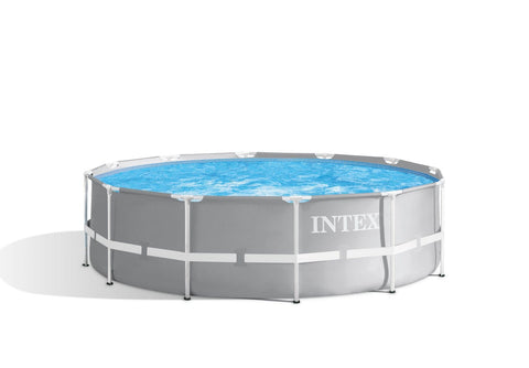 Darrahopens Home & Garden > Pool & Accessories > Swimming Pools Intex PRISM Premium 12' Metal Frame Pool Outdoor Above Ground 366cm x 99cm - 26716