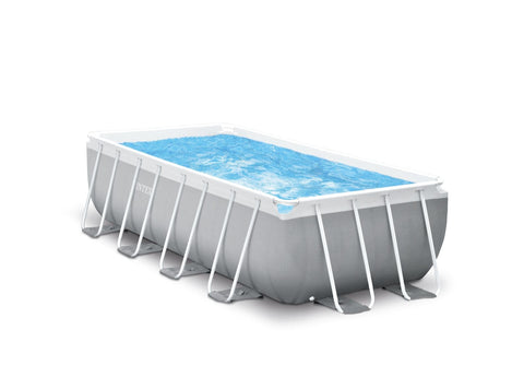 Darrahopens Home & Garden > Pool & Accessories > Swimming Pools Intex PRISM Premium Rectangle Metal Frame Pool Above Ground 4.0m x 2.0m 1.0m 26788