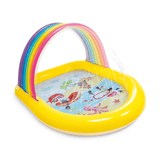 Darrahopens Home & Garden > Pool & Accessories > Swimming Pools Intex Rainbow Arch Inflatable Spray Kiddie Pool 57156