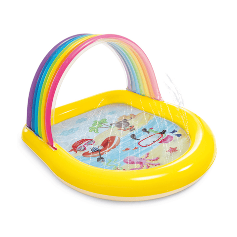 Darrahopens Home & Garden > Pool & Accessories > Swimming Pools Intex Rainbow Arch Inflatable Spray Kiddie Pool 57156