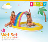 Darrahopens Home & Garden > Pool & Accessories > Swimming Pools Intex Rainbow Arch Inflatable Spray Kiddie Pool 57156