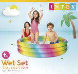 Darrahopens Home & Garden > Pool & Accessories > Swimming Pools Intex RAINBOW OMBRE POOL 147cm 58439
