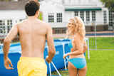 Darrahopens Home & Garden > Pool & Accessories > Swimming Pools Intex Rectangular Frame Pool 4.5m X 2.2m X 0.84m with Filter/Pump 28274