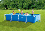 Darrahopens Home & Garden > Pool & Accessories > Swimming Pools Intex Rectangular Frame Pool 4.5m X 2.2m X 0.84m with Filter/Pump 28274