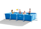 Darrahopens Home & Garden > Pool & Accessories > Swimming Pools Intex Rectangular Frame Pool 4.5m X 2.2m X 0.84m with Filter/Pump 28274