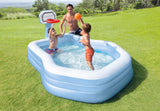 Darrahopens Home & Garden > Pool & Accessories > Swimming Pools Intex Swim Center Shootin' Hoops Inflatable Pool 2.57m x 1.88m 57183