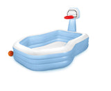 Darrahopens Home & Garden > Pool & Accessories > Swimming Pools Intex Swim Center Shootin' Hoops Inflatable Pool 2.57m x 1.88m 57183