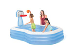 Darrahopens Home & Garden > Pool & Accessories > Swimming Pools Intex Swim Center Shootin' Hoops Inflatable Pool 2.57m x 1.88m 57183