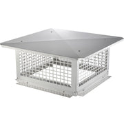 Darrahopens Home & Garden > Pool & Accessories > Swimming Pools VEVOR Chimney Cap 17” x 17” 304Stainless Steel Fireplace Flue Caps Cover Mesh
