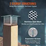 Darrahopens Home & Garden > Pool & Accessories > Swimming Pools VEVOR Chimney Cap 17” x 17” 304Stainless Steel Fireplace Flue Caps Cover Mesh