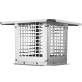 Darrahopens Home & Garden > Pool & Accessories > Swimming Pools VEVOR Chimney Cap 9” x 9” 304Stainless Steel Fireplace Flue Caps Cover Mesh