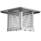 Darrahopens Home & Garden > Pool & Accessories > Swimming Pools VEVOR Chimney Cap 9” x 9” 304Stainless Steel Fireplace Flue Caps Cover Mesh