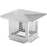 Darrahopens Home & Garden > Pool & Accessories > Swimming Pools VEVOR Chimney Cap 9” x 9” 304Stainless Steel Fireplace Flue Caps Cover Mesh