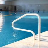 Darrahopens Home & Garden > Pool & Accessories > Swimming Pools VEVOR Pool Rail, 122 x 81.3 cm Pool Handrail, 100kg Load Capacity Heavy Duty Stainless Steel Swimming Handrail, Seamless Welding, Recessed or Base Mount, for Poolside, Water Parks, Spa Centers