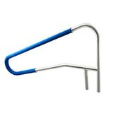 Darrahopens Home & Garden > Pool & Accessories > Swimming Pools VEVOR Pool Rail, 137.1 x 81.3 cm Pool Handrail, 100kg Load Capacity Heavy Duty 304 Stainless Steel Swimming Handrail, Detachable Nonslip Sleeve, Recessed or Base Mount, for Poolside, Water Parks