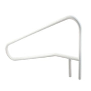 Darrahopens Home & Garden > Pool & Accessories > Swimming Pools VEVOR Pool Rail, 137.1 x 81.3 cm Pool Handrail, 100kg Load Capacity Heavy Duty Stainless Steel Swimming Handrail, Seamless Welding, Recessed or Base Mount, for Poolside, Water Parks, Spa Centers
