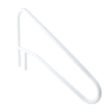 Darrahopens Home & Garden > Pool & Accessories > Swimming Pools VEVOR Pool Rail, 137.1 x 81.3 cm Pool Handrail, 100kg Load Capacity Heavy Duty Stainless Steel Swimming Handrail, Seamless Welding, Recessed or Base Mount, for Poolside, Water Parks, Spa Centers
