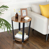 Darrahopens Home & Garden Round Side Table Shelf