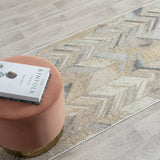 Darrahopens Home & Garden > Rugs Avani Marble Rug - Stone - 300x400