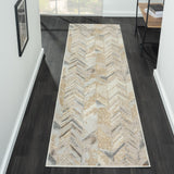 Darrahopens Home & Garden > Rugs Avani Marble Rug - Stone - 80x150