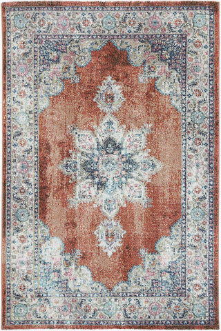 darrahopens Home & Garden > Rugs Brentwood Transitional Rust Rug 80x300 cm