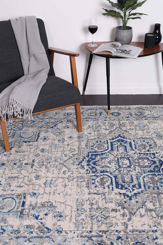 Darrahopens Home & Garden > Rugs delicate-melissa-ivory-blue-rug