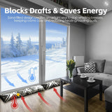 Darrahopens Home & Garden > Rugs > Door Mats 2 Pcs Door Window Draught Stopper