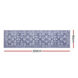 Darrahopens Home & Garden > Rugs > Floor Rugs Artiss Hallway Runner Rug 80X300cm Soft Velvet Washable Modern Kitchen Mat