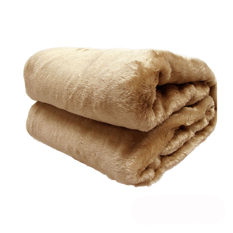 Darrahopens Home & Garden > Rugs > Floor Rugs Canine Faux Fur Throw Rug 127 x 152 cm Labrador
