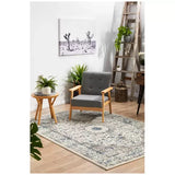 Darrahopens Home & Garden > Rugs > Floor Rugs Evoke 251 White Indoor Rug 400 x 300cm - Soft Material for Home Use In Australia - Darrahopens
