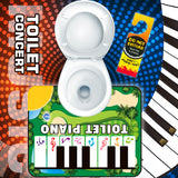 Darrahopens Home & Garden > Rugs > Floor Rugs Green Electronic Toilet Piano Mat - Musical Potty Keyboard with Golf Theme - Funny Novelty Gag Gift for Kids & Adults - Waterproof & Non-Slip - Fits Standard Toilets