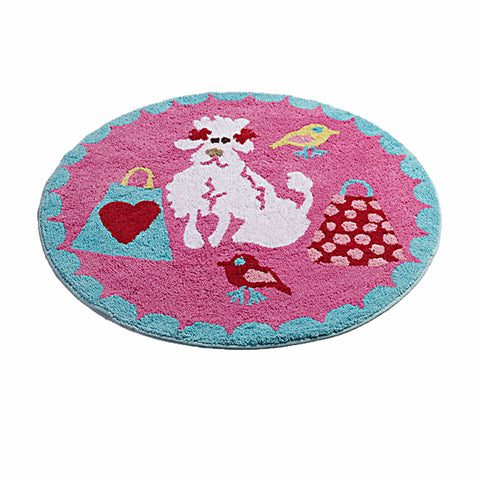 Darrahopens Home & Garden > Rugs > Floor Rugs Jiggle & Giggle Born To Shop Floor Rug Round 80 cm Diameter