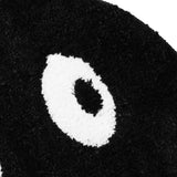 Darrahopens Home & Garden > Rugs > Floor Rugs Round Rug Cute Black Face Rug Soft Flocking Carpet Skid Resistant Rug for Bedroom Bathroom Living Room 80x80cm / 31.5x31.5in In Australia - Darrahopens