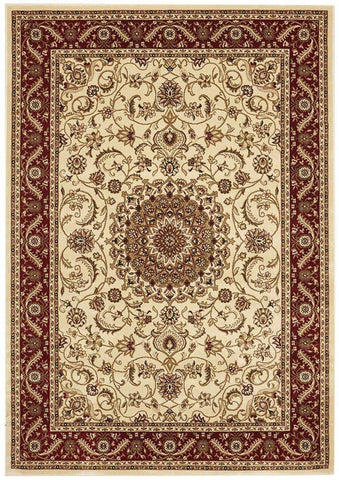 Darrahopens Home & Garden > Rugs > Floor Rugs Sydney 9 Ivory Red by Rug Culture - 290X200CM - RECTANGLE
