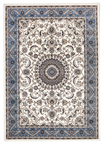 Darrahopens Home & Garden > Rugs > Floor Rugs Sydney 9 White Blue Rug by Rug Culture - 400X300CM - RECTANGLE
